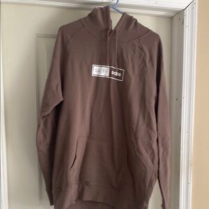Brown Salty  Dogs Hoodie size Large lightweight